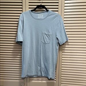 Faherty Men's Sky Blue Short Sleeve Tee